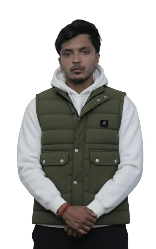 Olive_Premium_Puffer_Vest_For_Men