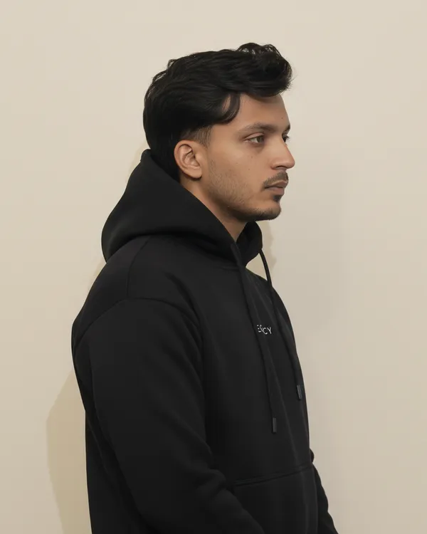Black_420_Gsm_Cotton_Fleece_Plain_Hoodie_For_Men