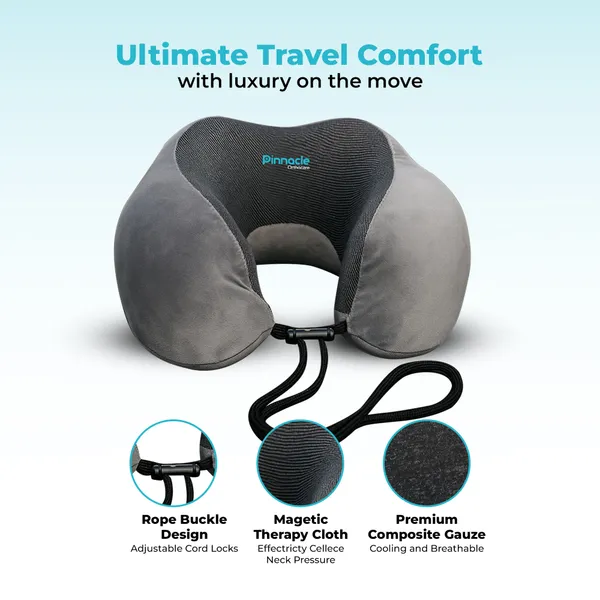 Grey_Memory_Foam_Travel_Pillow