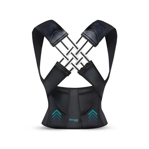 Black_Cotton_Knee_Binder_&_Neoprene_X-Cross_Posture_Corrector