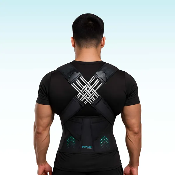 Black_Cotton_Knee_Binder_&_Neoprene_X-Cross_Posture_Corrector