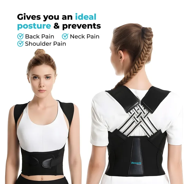 Black_Cotton_Knee_Binder_&_Neoprene_X-Cross_Posture_Corrector