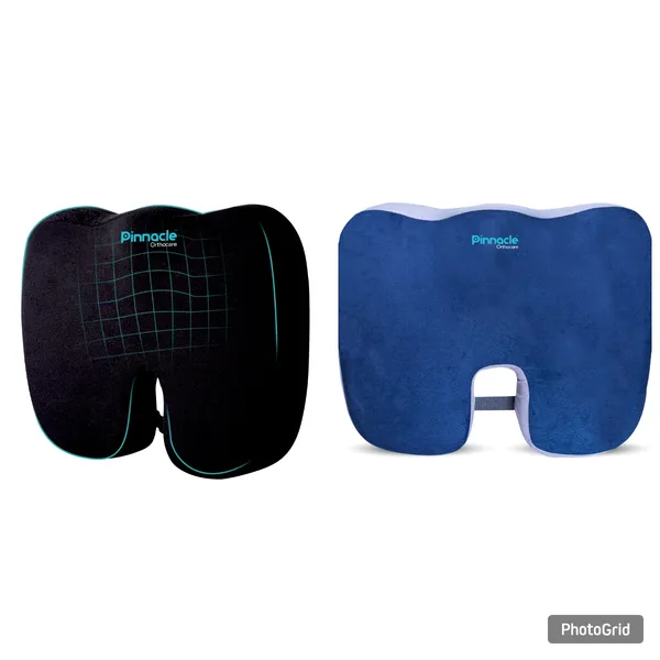 Blue_&_Black_PU_Foam_Coccyx_Cushion
