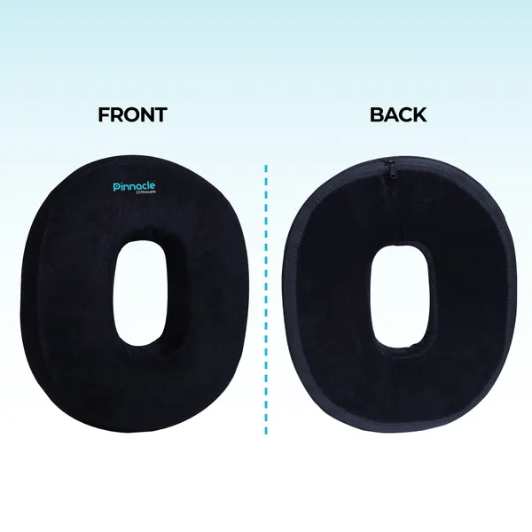 Black_PU_Foam_Donut_Cushion