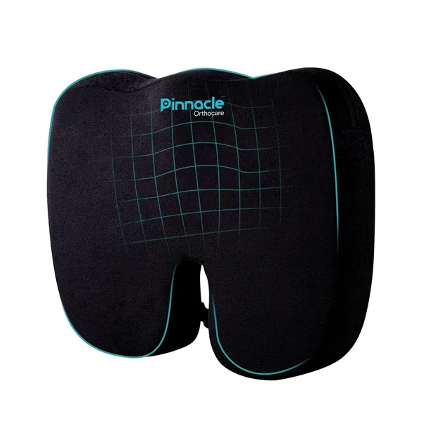 Black_PU_Foam_Coccyx_Cushion