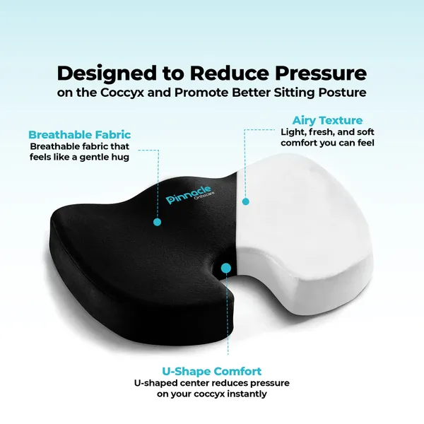 Blue_&_Black_PU_Foam_Coccyx_Cushion