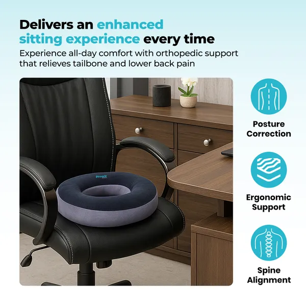 Blue_PU_Foam_Donut_Cushion