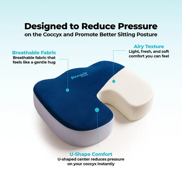 Blue_&_Black_PU_Foam_Coccyx_Cushion