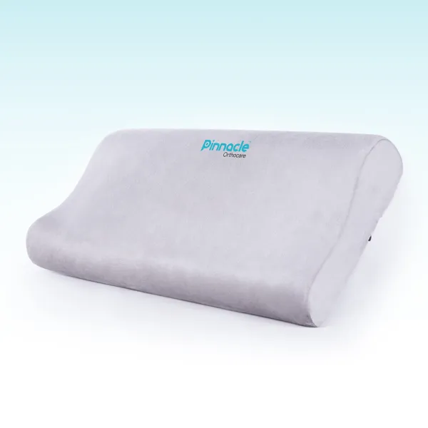 Grey_PU_Foam_Cervical_Pillow