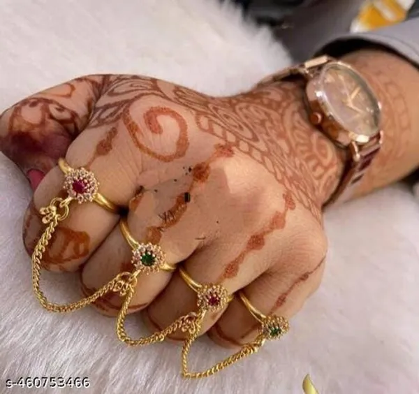 Gold-Plated_Multi-Finger_Chain_Rings_with_Gemstone_Accents