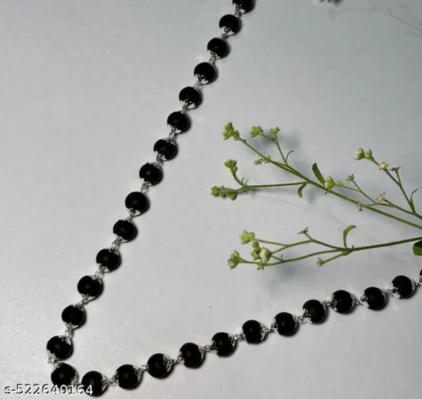 Karungali_Malai_Silver_Cap_Necklace