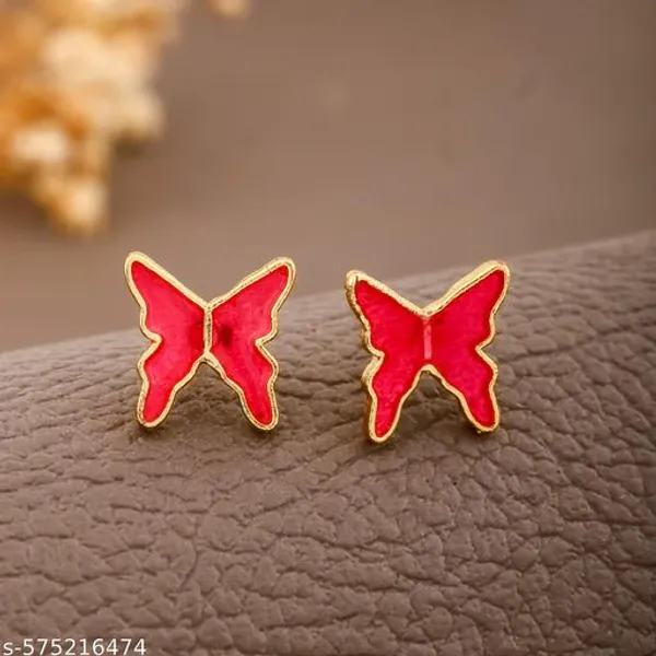 Designer_Gold_Outline_Red_Enamel_Butterfly_Earrings_for_Girls_–_Elegant_&_Stylish_Daily_Wear