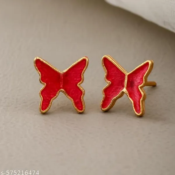 Designer_Gold_Outline_Red_Enamel_Butterfly_Earrings_for_Girls_–_Elegant_&_Stylish_Daily_Wear