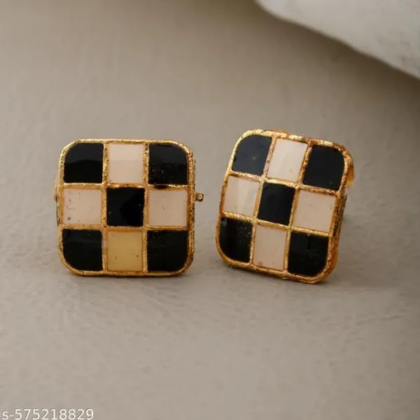 Trendy_Gold_Plated_Black_&_White_Enamel_Square_Stud_Earrings_–_Bold_&_Stylish_Everyday_Wear