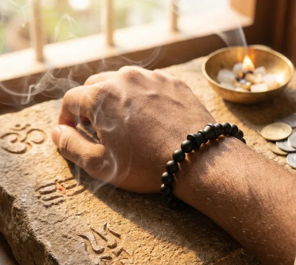 Wood_Beads_&_Tiger_Eye_Pyrite_Stone_Bracelet_|_Combo_|_Spiritual,_Meditation,_Prayer,_Protection_|_For_Men_&_Women
