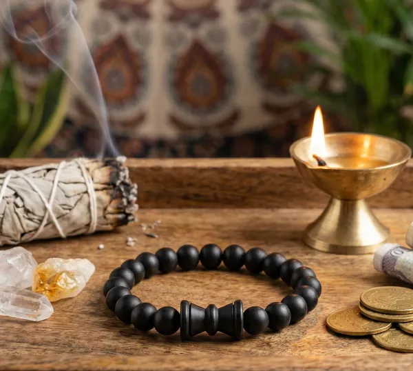 Wood_Beads_&_Tiger_Eye_Pyrite_Stone_Bracelet_|_Combo_|_Spiritual,_Meditation,_Prayer,_Protection_|_For_Men_&_Women