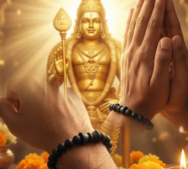 Wood_Beads_&_Tiger_Eye_Pyrite_Stone_Bracelet_|_Combo_|_Spiritual,_Meditation,_Prayer,_Protection_|_For_Men_&_Women