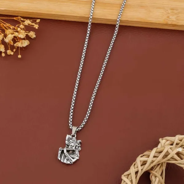 Silver_Metal_Locket_For_Men_&_Women