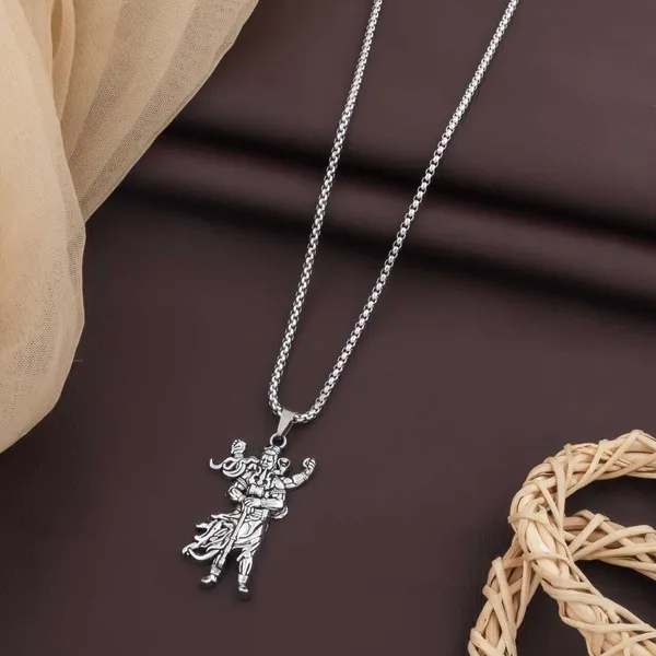 Silver_Metal_Locket_For_Men_&_Women