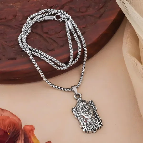 Silver_Metal_Locket_For_Men_&_Women