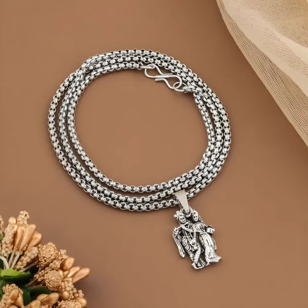 Silver_Metal_Locket_For_Men_&_Women