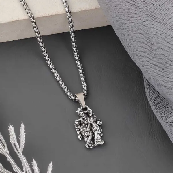 Silver_Metal_Locket_For_Men_&_Women
