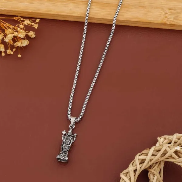Silver_Metal_Locket_For_Men_&_Women