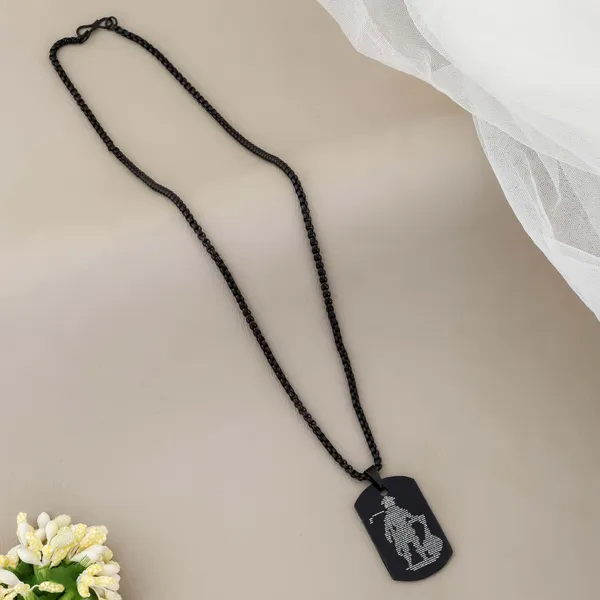 Black_Metal_Pendant_For_Men_&_Women