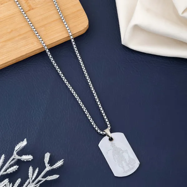 Silver_Metal_Pendant_For_Men_&_Women