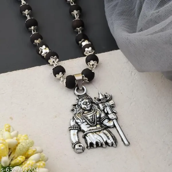 Oxidized_Silver_Finish_Lord_Shiva_Pendant_Mala