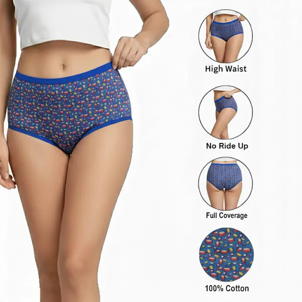 LADYWRAP_Women's_Multicolor_Printed_Cotton_,_Stretchable_Hipster,_Briefs_Stylish_&_Comfortable_Daily_Wear_Panties_Soft_Fabric_Ladies_Underwear