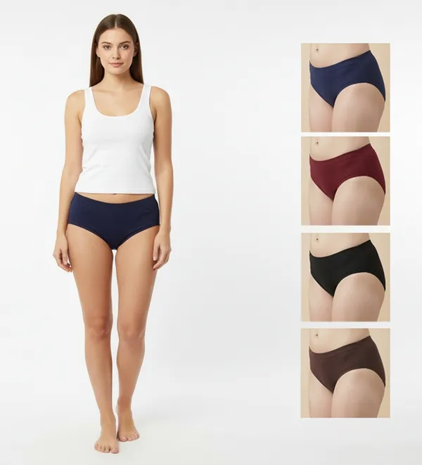 LADYWRAP_Women's_Multicolor_Printed_Cotton_,_Stretchable_Hipster,_Briefs_Stylish_&_Comfortable_Daily_Wear_Panties_Soft_Fabric_Ladies_Underwear