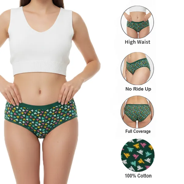 LADYWRAP_Women's_Multicolor_Printed_Cotton_,_Stretchable_Hipster,_Briefs_Stylish_&_Comfortable_Daily_Wear_Panties_Soft_Fabric_Ladies_Underwear