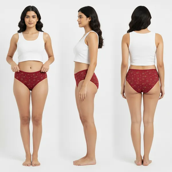 LADYWRAP_Combo_Pack_of_3_Women's_Multicolor_Printed_Cotton_,_Stretchable_Breathable_Hipster,_Briefs_Stylish_&_Comfortable_Daily_Wear_Panties_Soft_Fabric_Ladies_Underwear_for_Girls_&_Women