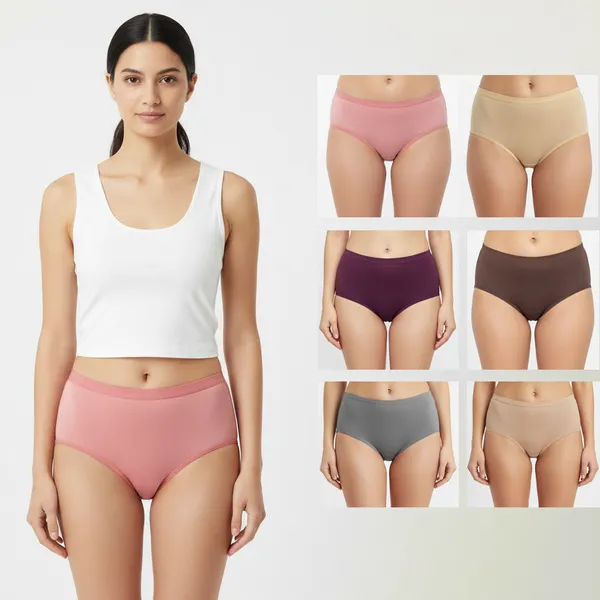 LADYWRAP_Combo_Pack_of_3_Women's_Multicolor_Printed_Cotton_,_Stretchable_Breathable_Hipster,_Briefs_Stylish_&_Comfortable_Daily_Wear_Panties_Soft_Fabric_Ladies_Underwear_for_Girls_&_Women