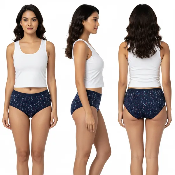LADYWRAP_Combo_Pack_of_3_Women's_Multicolor_Printed_Cotton_,_Stretchable_Breathable_Hipster,_Briefs_Stylish_&_Comfortable_Daily_Wear_Panties_Soft_Fabric_Ladies_Underwear_for_Girls_&_Women
