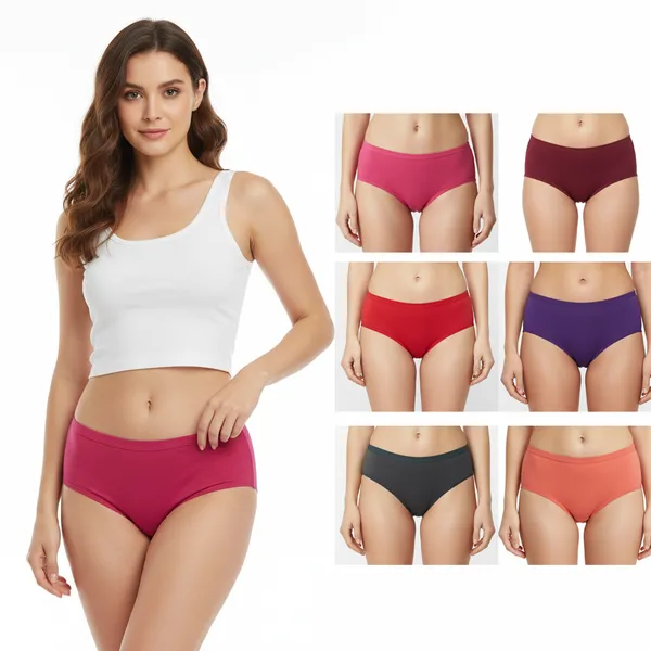 LADYWRAP_Combo_Pack_of_3_Women's_Multicolor_Printed_Cotton_,_Stretchable_Breathable_Hipster,_Briefs_Stylish_&_Comfortable_Daily_Wear_Panties_Soft_Fabric_Ladies_Underwear_for_Girls_&_Women
