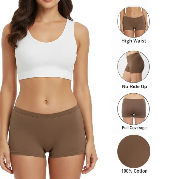 LADYWRAP_Women's_Multicolor_Cotton_Blend,_4way_Stretch_Boy_Short_Hipster_Briefs_Stylish_&_Comfortable_Daily_Wear_Panties_Soft_Fabric_Ladies_Underwear