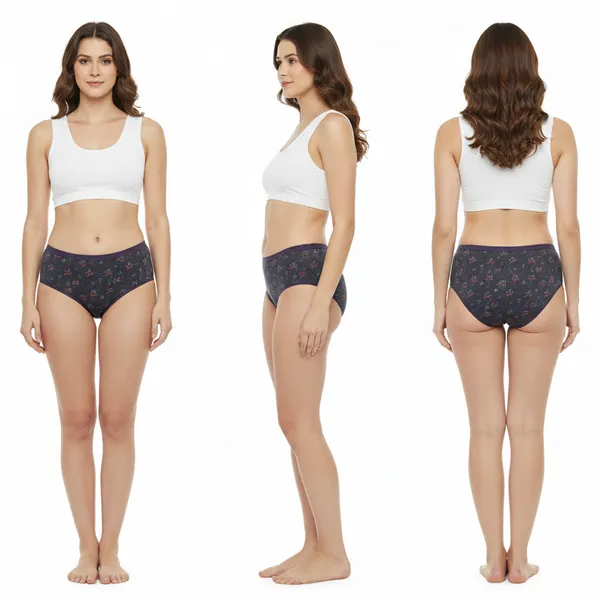 LADYWRAP_Combo_Pack_of_3_Women's_Multicolor_Printed_Cotton_,_Stretchable_Breathable_Hipster,_Briefs_Stylish_&_Comfortable_Daily_Wear_Panties_Soft_Fabric_Ladies_Underwear_for_Girls_&_Women