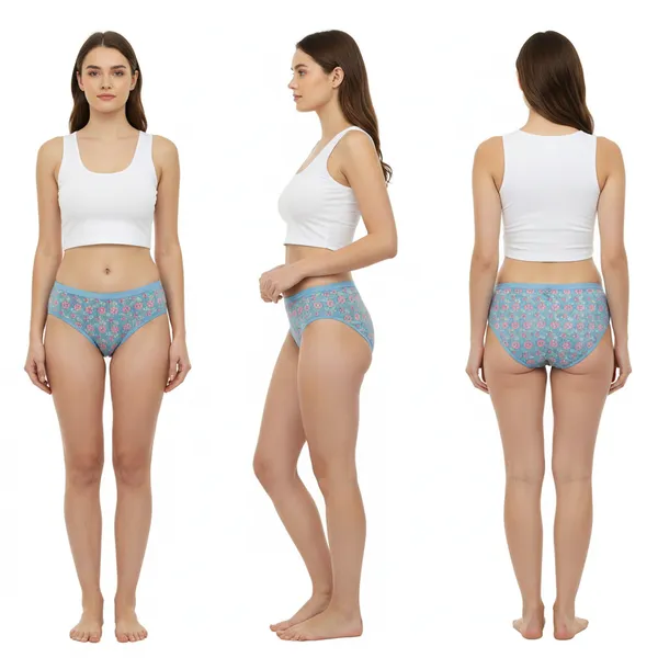 LADYWRAP_Combo_Pack_of_3_Women's_Multicolor_Printed_Cotton_Blend,_4way_Stretch_Hipster_Briefs_Stylish_&_Comfortable_Daily_Wear_Panties_Soft_Fabric_Ladies_Underwear_for_Girls_&_Women