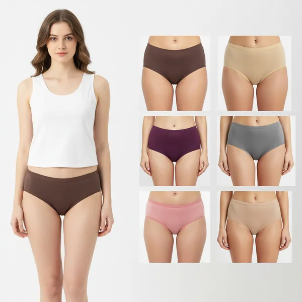 LADYWRAP_Combo_Pack_of_3_Women's_Multicolor_Printed_Cotton_,_Stretchable_Breathable_Hipster,_Briefs_Stylish_&_Comfortable_Daily_Wear_Panties_Soft_Fabric_Ladies_Underwear_for_Girls_&_Women
