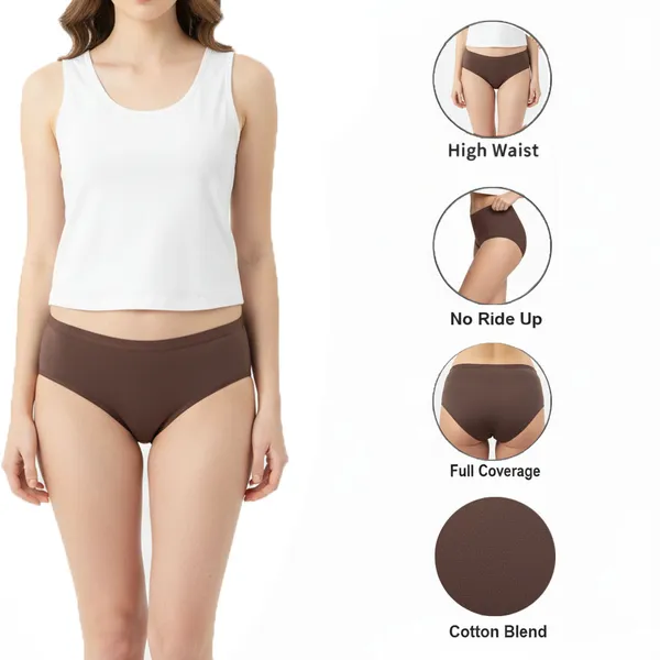 LADYWRAP_Combo_Pack_of_3_Women's_Multicolor_Printed_Cotton_,_Stretchable_Breathable_Hipster,_Briefs_Stylish_&_Comfortable_Daily_Wear_Panties_Soft_Fabric_Ladies_Underwear_for_Girls_&_Women