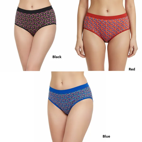 LADYWRAP_Women's_Multicolor_Printed_Cotton_,_Stretchable_Hipster,_Briefs_Stylish_&_Comfortable_Daily_Wear_Panties_Soft_Fabric_Ladies_Underwear