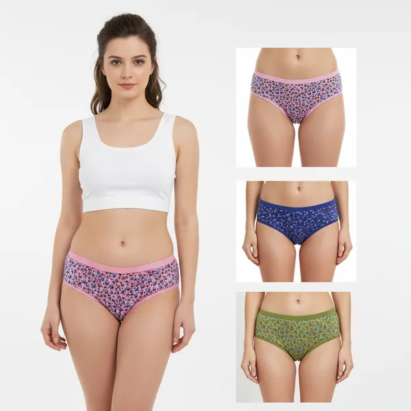 LADYWRAP_Women's_Multicolor_Printed_Cotton_Blend,_4way_Stretch_Hipster_Briefs_Stylish_&_Comfortable_Daily_Wear_Panties_Soft_Fabric_Ladies_Underwear