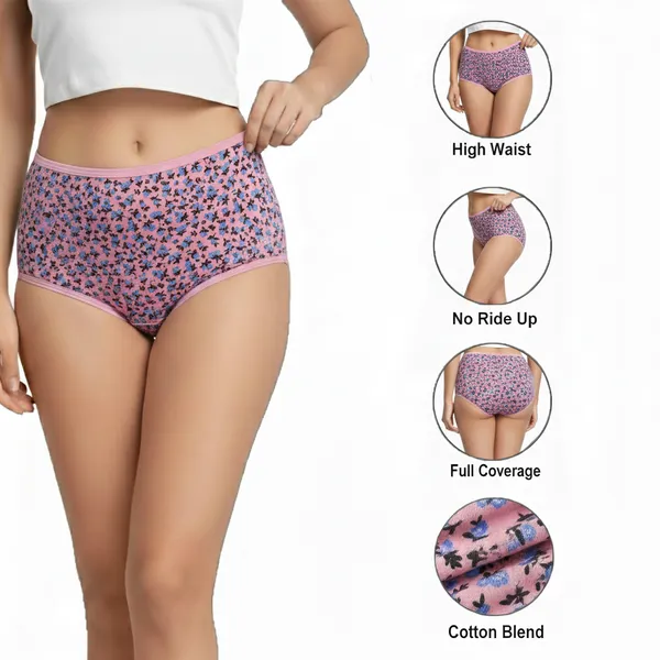 LADYWRAP_Women's_Multicolor_Printed_Cotton_Blend,_4way_Stretch_Hipster_Briefs_Stylish_&_Comfortable_Daily_Wear_Panties_Soft_Fabric_Ladies_Underwear