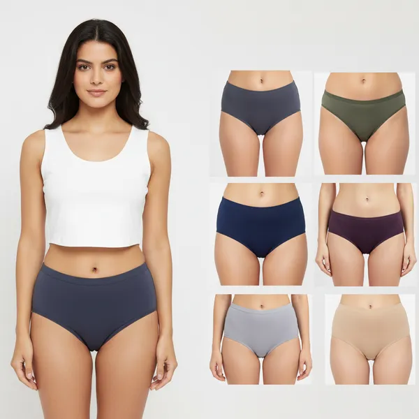 LADYWRAP_Women's_Multicolor_During_Your_Period,Stay_Confident,_No_Stains___,_4way_Stretch_Hipster_Briefs_Stylish_&_Comfortable_Daily_Wear_Panties_Soft_Fabric_Ladies_Underwear