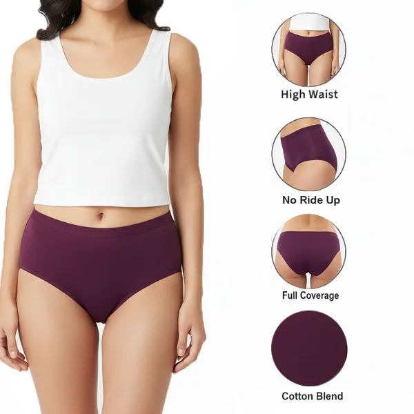 LADYWRAP_Combo_Pack_of_3_Women's_Multicolor_Printed_Cotton_,_Stretchable_Breathable_Hipster,_Briefs_Stylish_&_Comfortable_Daily_Wear_Panties_Soft_Fabric_Ladies_Underwear_for_Girls_&_Women