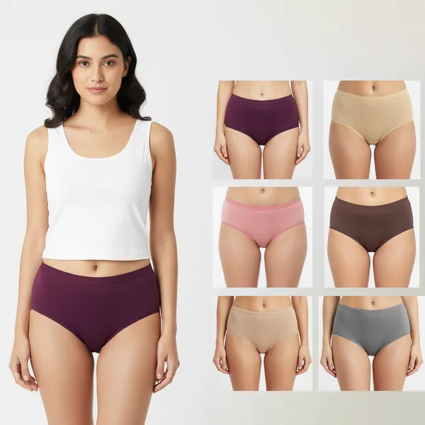 LADYWRAP_Combo_Pack_of_3_Women's_Multicolor_Printed_Cotton_,_Stretchable_Breathable_Hipster,_Briefs_Stylish_&_Comfortable_Daily_Wear_Panties_Soft_Fabric_Ladies_Underwear_for_Girls_&_Women