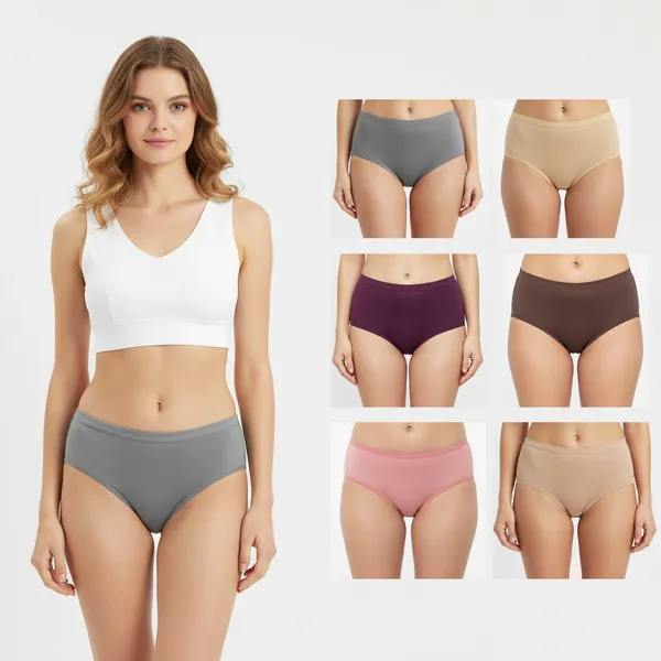 LADYWRAP_Combo_Pack_of_3_Women's_Multicolor_Printed_Cotton_,_Stretchable_Breathable_Hipster,_Briefs_Stylish_&_Comfortable_Daily_Wear_Panties_Soft_Fabric_Ladies_Underwear_for_Girls_&_Women