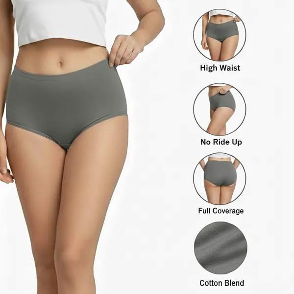LADYWRAP_Combo_Pack_of_3_Women's_Multicolor_Printed_Cotton_,_Stretchable_Breathable_Hipster,_Briefs_Stylish_&_Comfortable_Daily_Wear_Panties_Soft_Fabric_Ladies_Underwear_for_Girls_&_Women